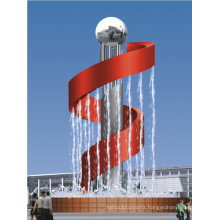 Zhejiang manufacturer stainless steel modern fountain sculpture